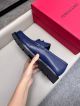 Ferragamo Man Blue Calfskin Business Leather Shoes 0428102 (8)_th.jpg